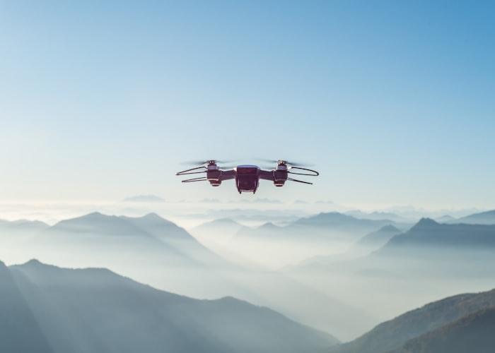 Vista aérea con dron